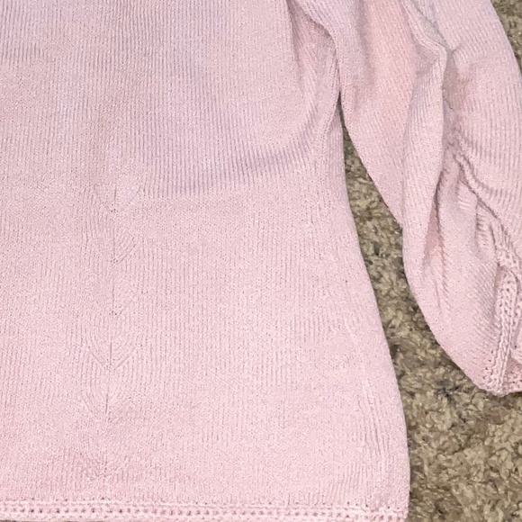 Karen Kane Lifestyle XL Rose Color Cardigan With Detachable Faux Fur Collar - Picture 17 of 17